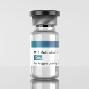 MT1 10mg UK is a high-purity, research-grade synthetic analogue of α-melanocyte-stimulating hormone (α-MSH) supplied as a lyophilised powder for laboratory applications only.